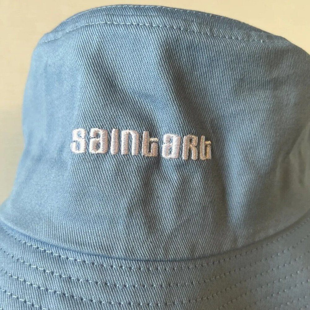 SaintArt Blue Bucket Hat Sz M Boonie Brim Sun Safari Summer Camping Beac… - Picture 9 of 12